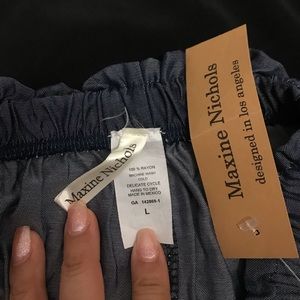 Belted Paper bag Waist Wide Leg Pants